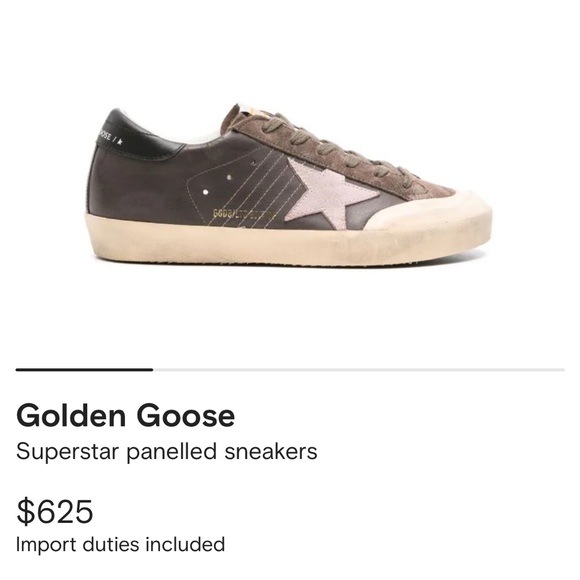 NIB: Golden Goose Super-Star Penstar with pink suede star - Picture 6 of 6